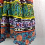 LeMieux M Cotton Boho Fish Maxi Skirt Orange Size M Photo 4