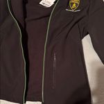 MACARON Lamborghini Motorsport Black Hooded soft shell medium NWT Photo 5