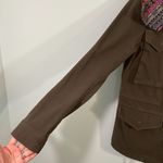 DAMA Collection Women's Green Fair Isle Knit Collar Quilted Lined Jacket Photo 2