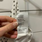 Urban Outfitters  White Crop Polka Dot Tank Top Photo 2