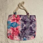 Pink, Purple, and Blue Tie Dye Tote Pink Photo 0