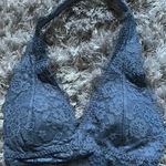 Hollister Blue Halter Bralette Photo 0