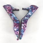 Easy Street  Women Size 11M Floral Print Pointed Toe Heels Shoes Fabric Upper Photo 2