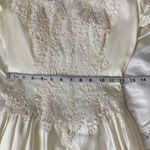 VINTAGE 80s Wedding Dress White Size undefined Photo 9