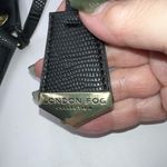 London Fog London‎ Fog Croc/Snake Embossed Faux Leather Three Pocket Large Tote Photo 12