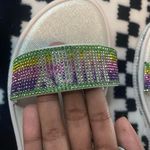 Juicy Couture rainbow rhinestone sandals Photo 3