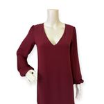 Abbeline Elegant Burgundy  Women's Tunic Dress Photo 3