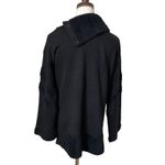 Smartwool  Womens Tunic Sweater Size Medium Lodge Cozy Black Button‎ Turtleneck Photo 3