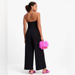 Kate Spade  Rhinestone Embellished Wide-leg  Jumpsuit Black Size 00 Photo 4