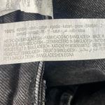 ZARA Black Denim High Rise Distressed Frayed Raw Hem Casual Jean Shorts Size 8 Photo 3