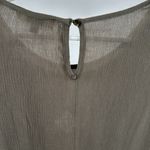 Umgee  S Boho Olive Tunic mini dress Embroidery fringe tassels coverup oversized Photo 7