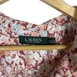 Ralph Lauren Lauren  Women’s Jamelko Floral Cotton Button Top Pink 2X Photo 5