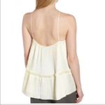 Lewit Yellow Pleated Swing Tank Top Crinkle Babydoll S Photo 1