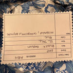 Gap Milkmaid Floral Top Blue XLT Photo 8