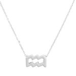 🆕Aquarius Zodiac Astrology Pendant Necklace Photo 1