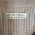 We The Free We‎ the Free Oversized Waffle Thermal Santa Clara Long Sleeve VNeck Top Medium Photo 3