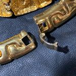 Vintage Gold Tone Egyptian Puzzle Links Costume Jewelry Choker Necklace Gold Photo 7