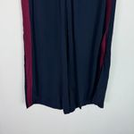 ASOS NWT Native Youth Wide Leg Crop Pants Snap Button Detail Navy Size XS NEW Photo 2