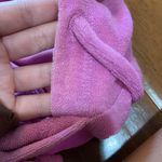 Pink Purple hoodie with towel material Photo 2