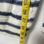 Lucky Brand Sweater Womens Large Blue Striped Button Cardigan Nautical Coastal Photo 6