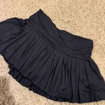 Gold Hinge  Black Pleated Tennis Skirt Size L Photo 0