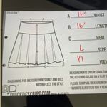 Halara  Size L Blue Corduroy Zip Back Skort Skirt NEW NWT Photo 4