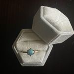 Gorgeous Golden Iridescent Ring Size 7 Gold Photo 0