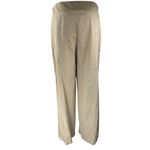 Old Navy Women's Beige Tan High Waisted Wide Leg Palazzo Trousers Pants Size M Photo 2