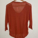 Anthropologie NWT burnt orange  Moth Top ( XS ) Photo 3