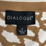 Dialogue , Animal Print,Women’s Cardigan,Tan&White Photo 5