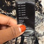 Urban Outfitters Black Daisy Floral Smocked Square Neck Crop Top Blouse Size M Photo 8