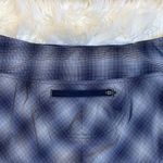 Athleta Tulum stretch nylon skirt skort navy gray plaid 8 Photo 10