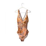La Blanca  Sienna Cove Cross Back One-Piece Swimsuit
Tropical print Women’s 14 Photo 2