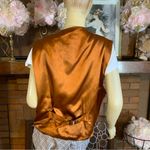 Falls Creek VINTAGE  SUEDE AND SATIN SNAP BUTTON VEST (L) Photo 6