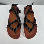 Not Rated Sela Sandal in Black size 8.5 Strappy Faux Pebbled Leather in Box Photo 4