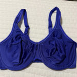 Wacoal 34DD Blue Basic Beauty Full Figure Underwire Bra Unlined 855192 Photo 0