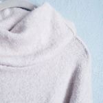 Free People Stormy Cowl Neck Pullover in Natural Ivory Photo 3