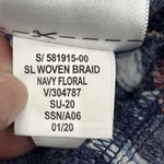 Old Navy  Halter Maxi Dress Womans Large Blue Sleeveless Floral Vacation Cottage Photo 10