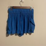 Ramy Brook Austin Blue Shorts Pleated Slinky Weave- Size XS Photo 3