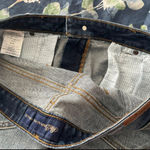 Lauren James  Midi Distressed Seersucker Jean Shorts Photo 1