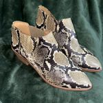 Madewell Snakeskin Print Western Ankle Boots | Style 3463 | Size 8 Photo 0