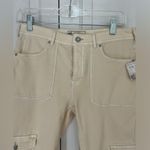Free People NWT Utility Denim Cargo Pants Size 29 Neutral Photo 12