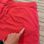 MICHAEL Michael Kors High Rise Cotton Chino Shorts Pink Geranium 18W Plus Size Photo 8