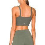 Alo Yoga  Ribbed Crop Whisper Bra Tank - Dark Cactus Photo 1