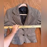 Boston Proper  Brown Tweed Look Jacket Size 6 Photo 5