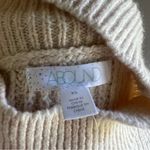 Abound  Women's Size XS Beige Oatmeal/Light Heather Mock Neck Ribbed Long Sweater Photo 2