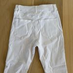 EXPRESS Cropped Flare High Rise Hyper Stretch White Jeans Size 6L NWT Photo 6