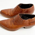 Durango Cognac Leather Western Style Ankle Booties, Size 6 Photo 8