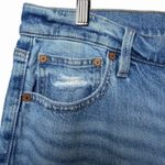 American Eagle  Stovepipe Jeans Womens 16 Short Blue Wide Leg Stretch Medium Wash Photo 10