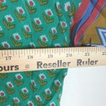 Tolani Nisha Tunic silk Green ladies tunic blouse top size medium Photo 9